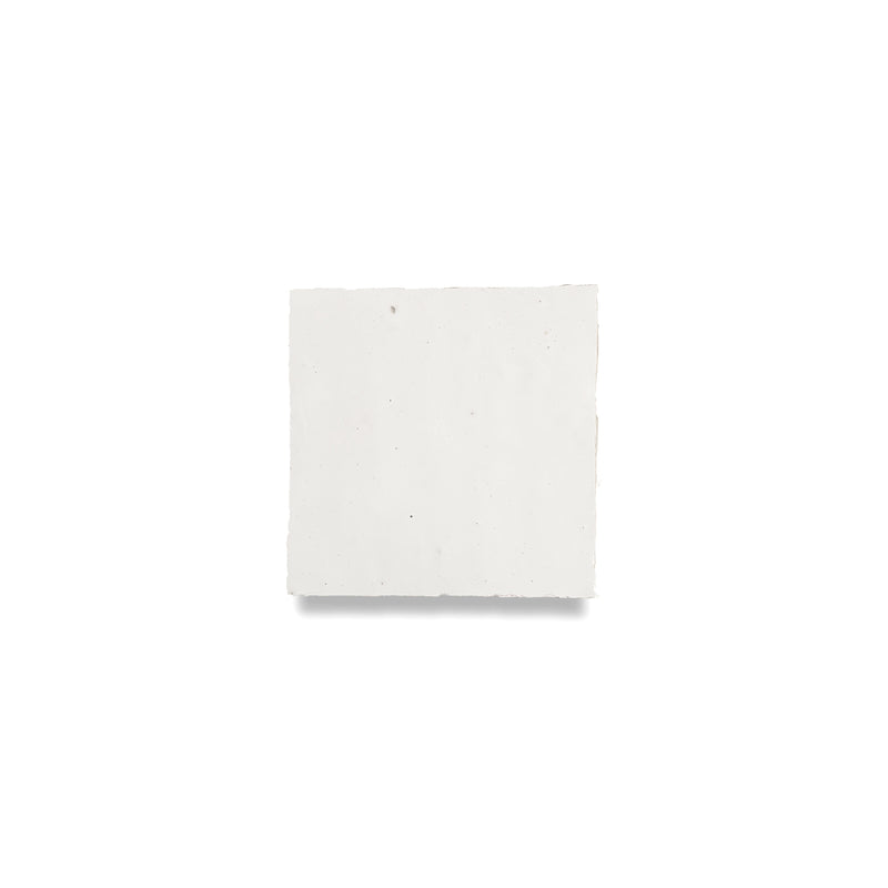 Soft White Zellige Tile - 4x4 Square