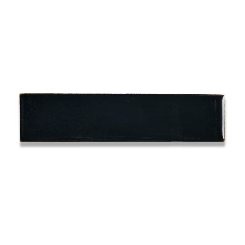 Super Black | 2” x 8" Glaze Tile