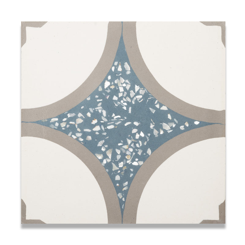 Centro Mother of Pearl Terrazzo Cement Tile