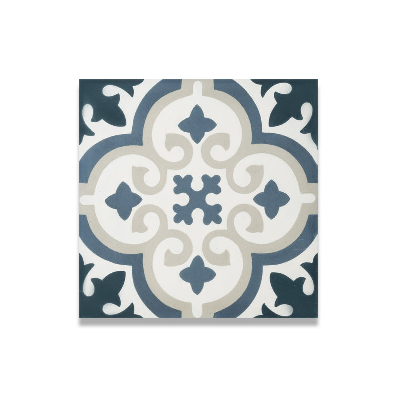 Nora Cement Tile: 6” x 6”