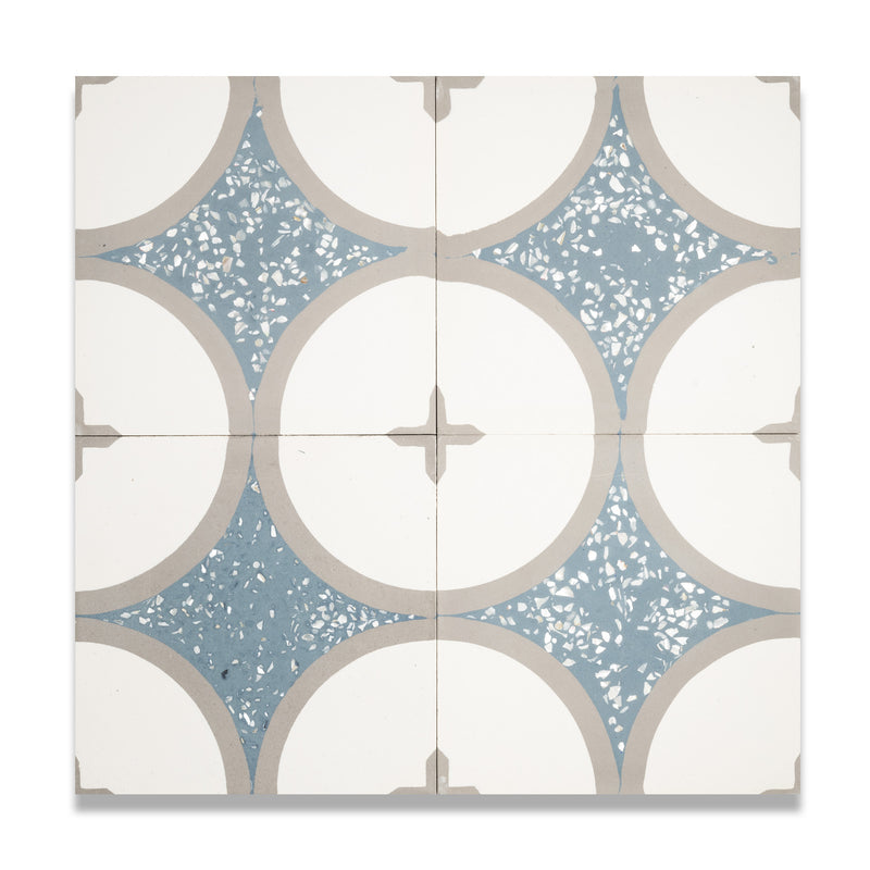 Centro Mother of Pearl Terrazzo Cement Tile