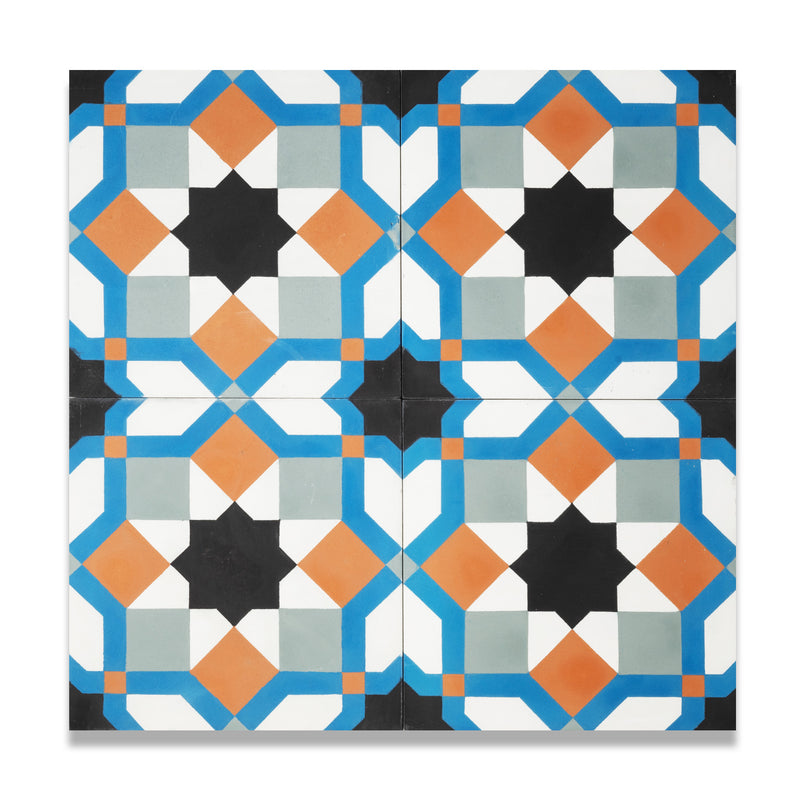 Marok Cement Tile: 6” x 6”