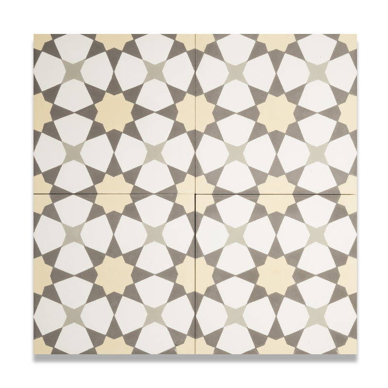 Spark Cement Tile: 6” x 6”