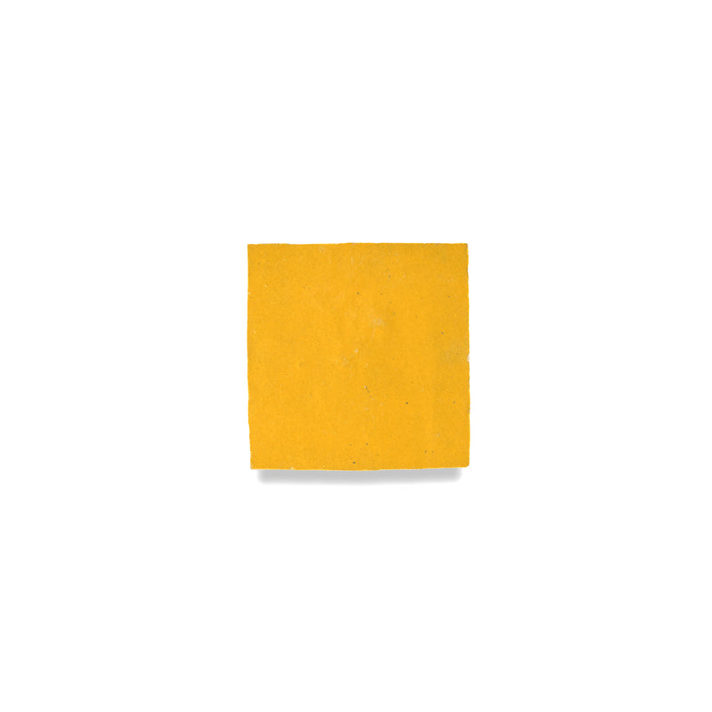 Turmeric Zellige Tile - 4x4 Square