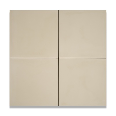 8x8 Solid Square Cement Tile - LiLi Tile (VANILLA-7014B)