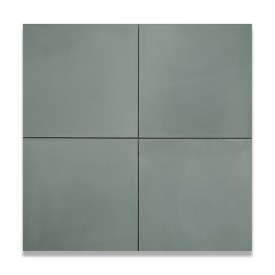 8x8 Solid Square Cement Tile - LiLi Tile (TEAL-4025)