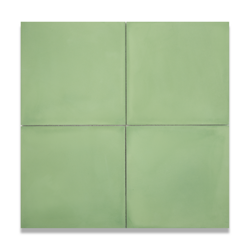 8x8 Solid Square Cement Tile - LiLi Tile (TURQUOISE-3006)