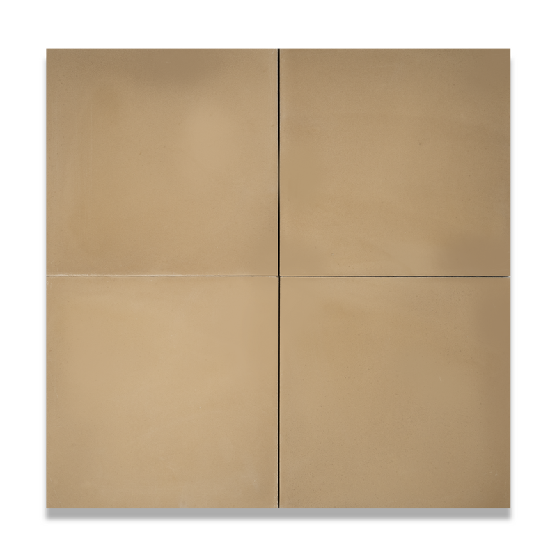 8x8 Solid Square Cement Tile - LiLi Tile (TAUPE-2007B)