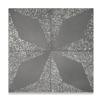 Eden Mother of Pearl Terrazzo Cement Tile