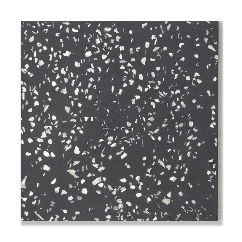 Mother of Pearl Terrazzo Tile: 8” x 8” LiLI tile