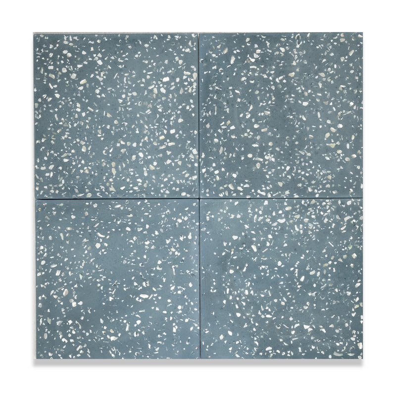 Mother of Pearl Terrazzo Tile: 8” x 8” LiLI tile