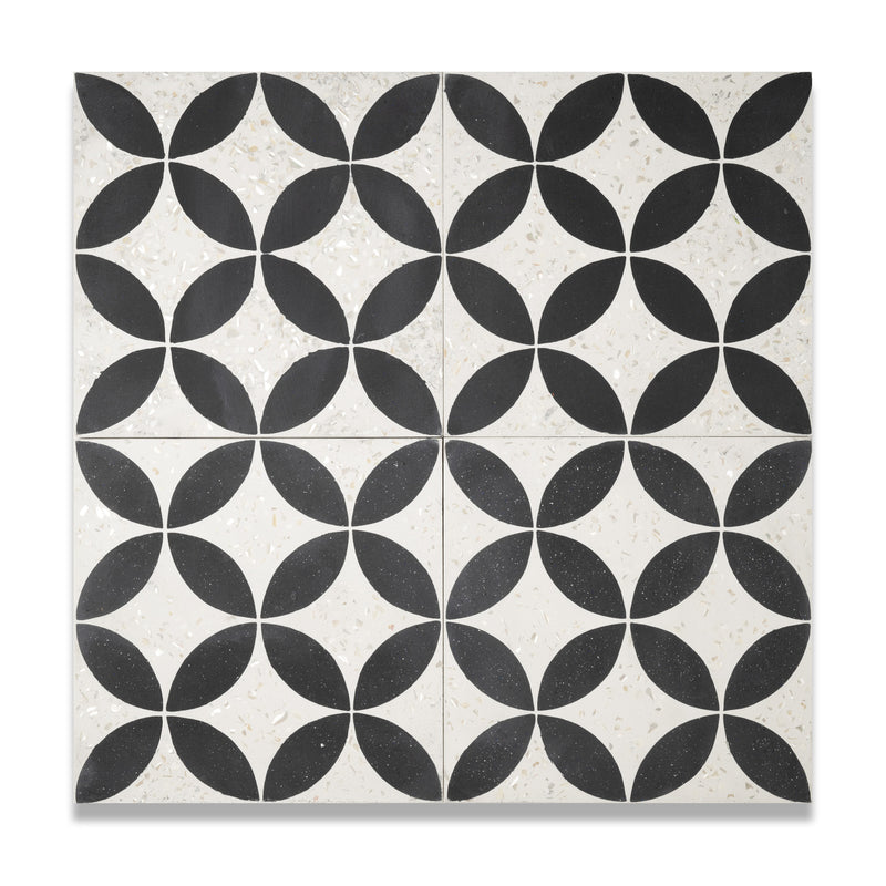 Marta - Mother of Pearl Terrazzo Cement Tile