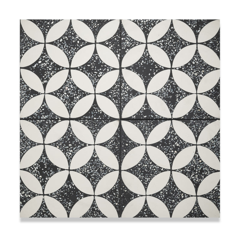 Marta - Mother of Pearl Terrazzo Cement Tile