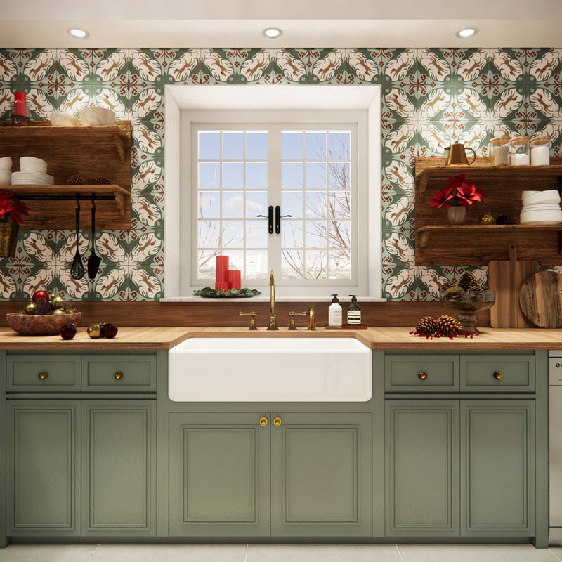 Hounds Cement Tile x Adam Trest. kitchen