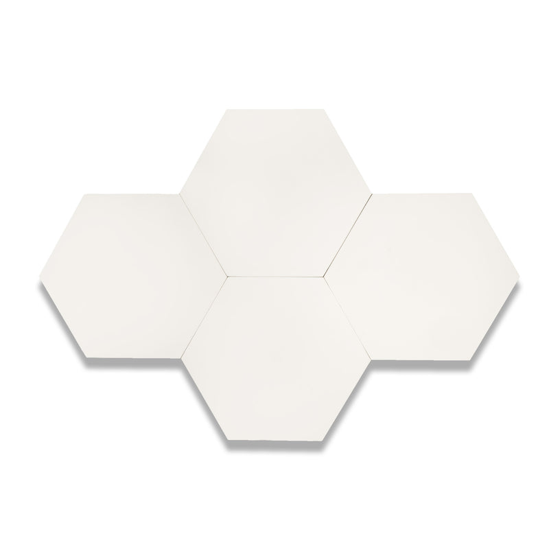 8x9 Solid Hexagon Cement Tile