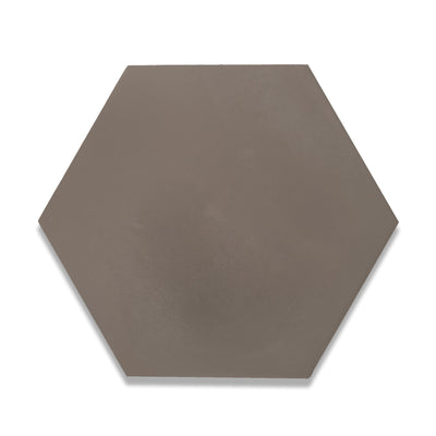 8x9 Solid Hexagon Cement Tile