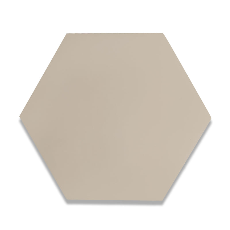 8x9 Solid Hexagon Cement Tile