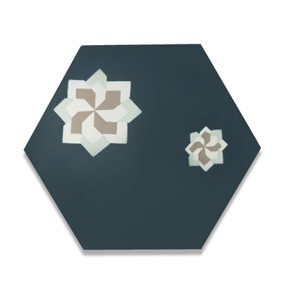 Fiori Series | Hexagon Cement Tile