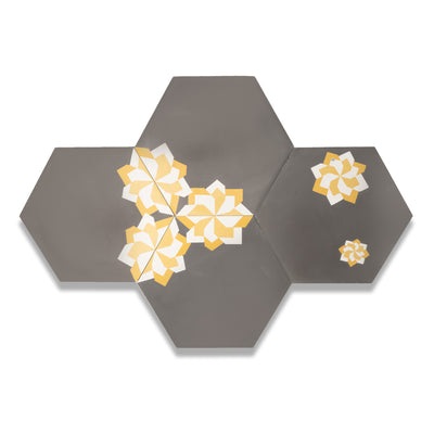 Fiori Series | Hexagon Cement Tile