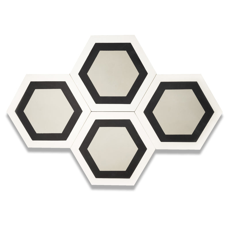 Honeycomb Hexagon Cement Tile