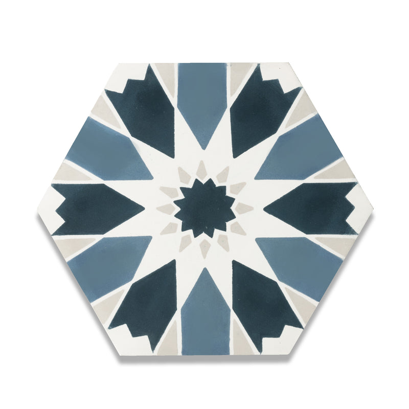 Sunny Hex Cement Tile