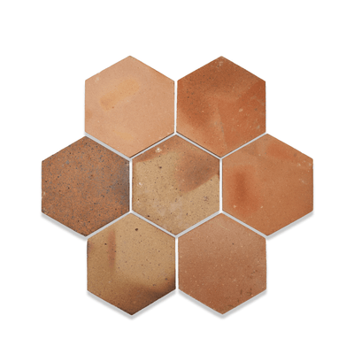 Hexagon Terracotta Tiles