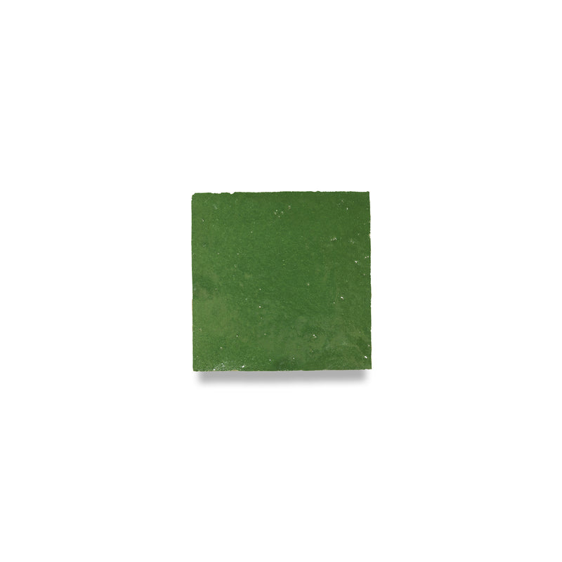 Cactus Green Zellige Tile - 4x4 Square