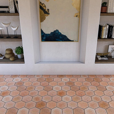 Hexagon Terracotta Tiles