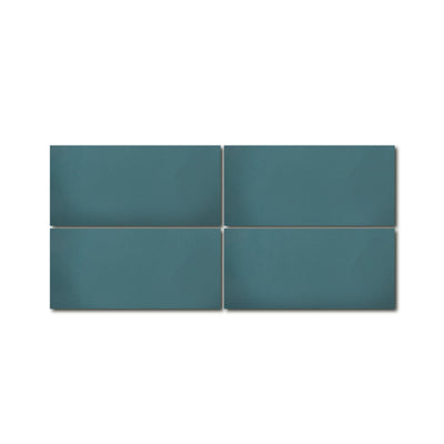 4x8 Solid Rectangle Cement Tile - LiLi Tile (PETROLEUM-48B)