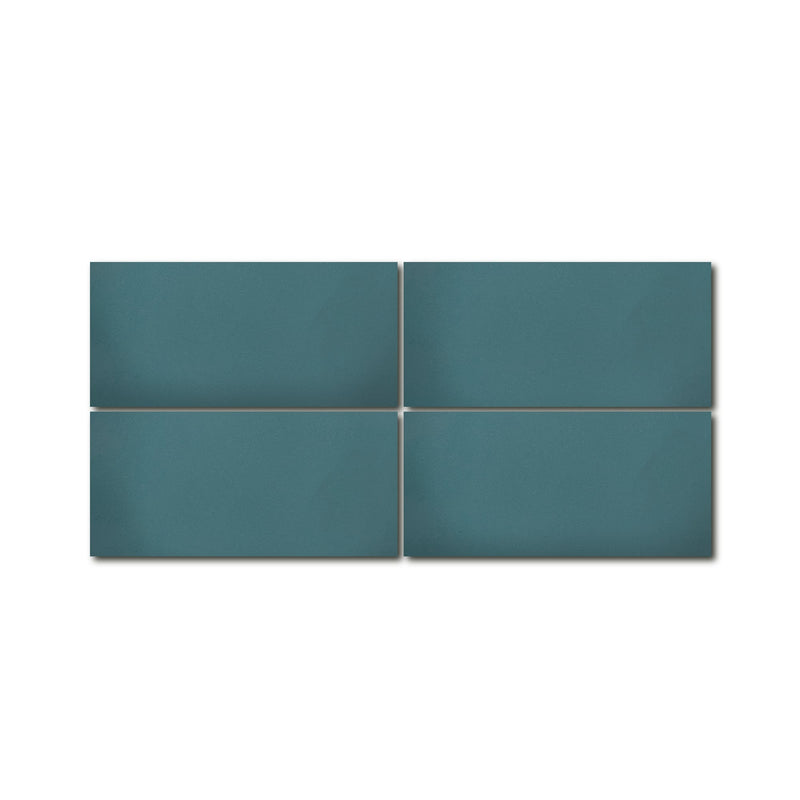 4x8 Solid Rectangle Cement Tile - LiLi Tile (PETROLEUM-48B)