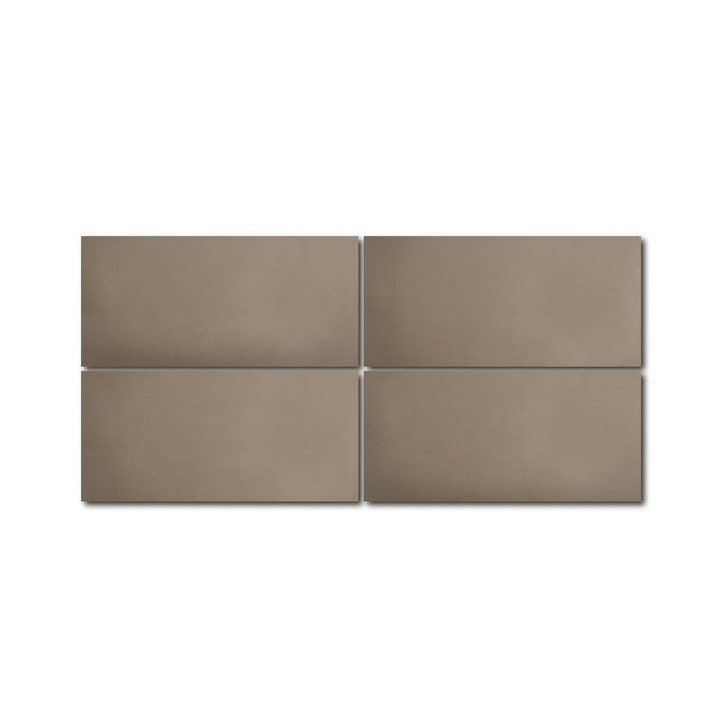 4x8 Solid Rectangle Cement Tile - LiLi Tile (NUDE-48B)