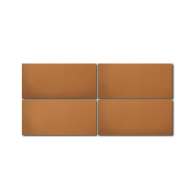 4x8 Solid Rectangle Cement Tile - LiLi Tile (PUMPKIN-48B)