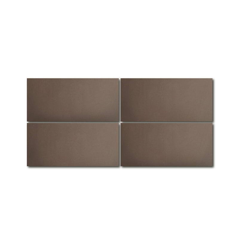 4x8 Solid Rectangle Cement Tile - LiLi Tile (CINNAMON-48B)