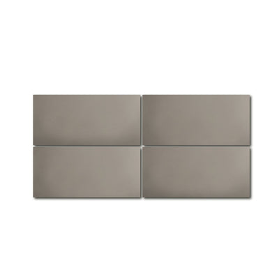 4x8 Solid Rectangle Cement Tile - LiLi Tile (DOVE-48B)