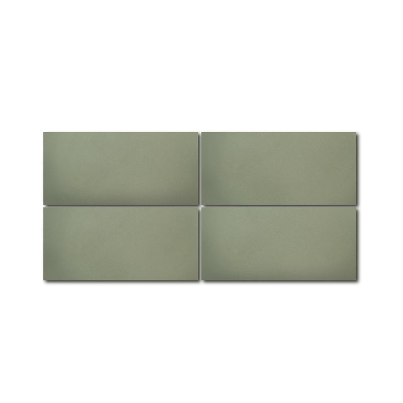 4x8 Solid Rectangle Cement Tile - LiLi Tile (1000-48B)