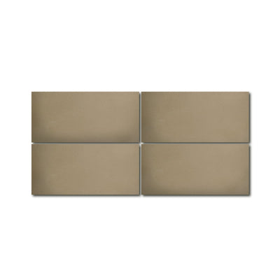 4x8 Solid Rectangle Cement Tile - LiLi Tile (FALLLEAF-48B)