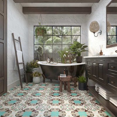 Sparrows Cement Tile x Adam Trest - LiLi Tile