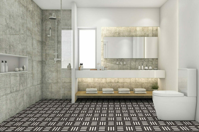 Bars Tile: 8” x 8” - LiLi Tile