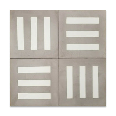 Bars Tile: 8” x 8” - LiLi Tile