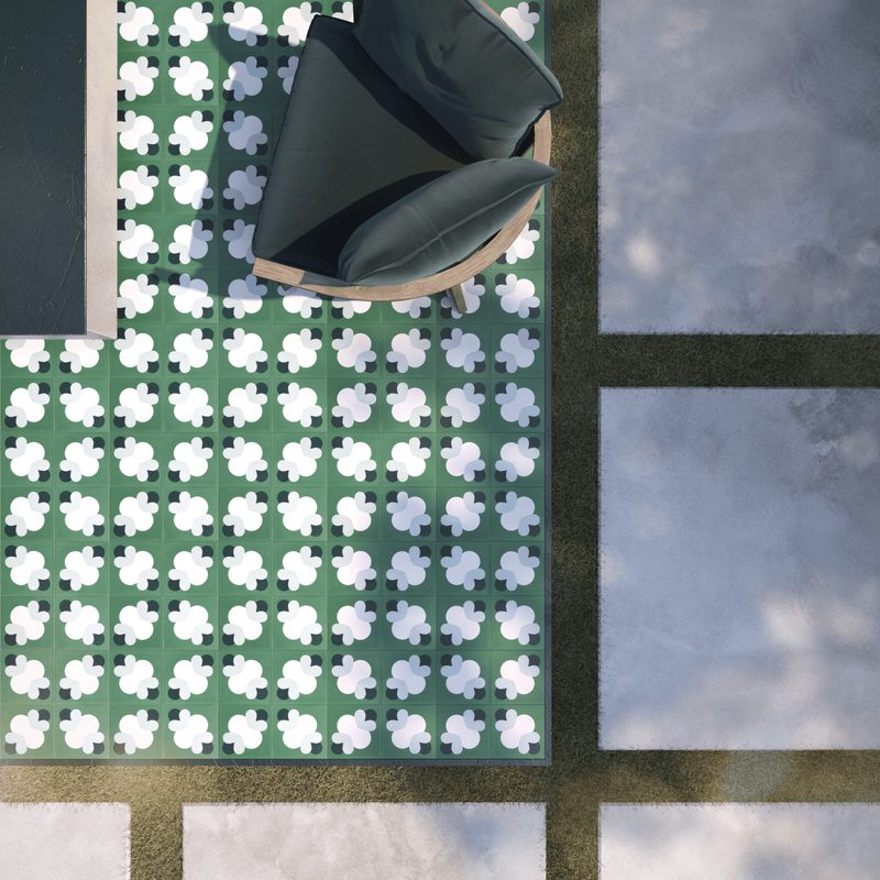 Bubbly Cement Tile x Tomma Bloom - LiLi Tile