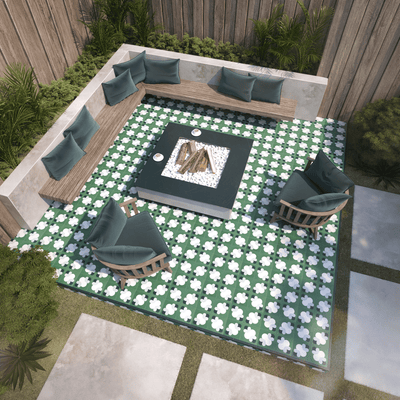 Bubbly Cement Tile x Tomma Bloom - LiLi Tile