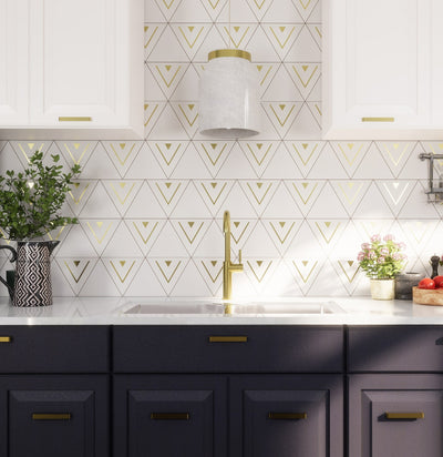 Cairo Triangle Tile: 7" x 7" x 7" - LiLi Tile