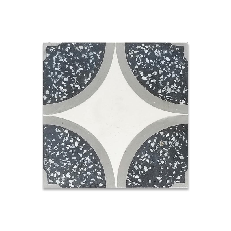 Centro Mother of Pearl Terrazzo Cement Tile - LiLi Tile