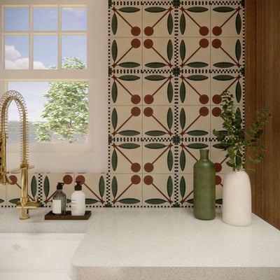 Cherry Cement Tile x Mary Engelbreit - LiLi Tile