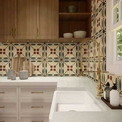 Cherry Cement Tile x Mary Engelbreit - LiLi Tile