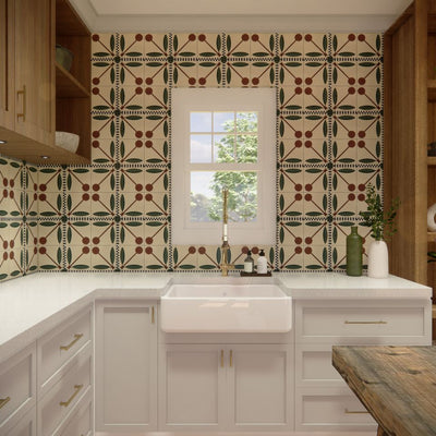 Cherry Cement Tile x Mary Engelbreit - LiLi Tile