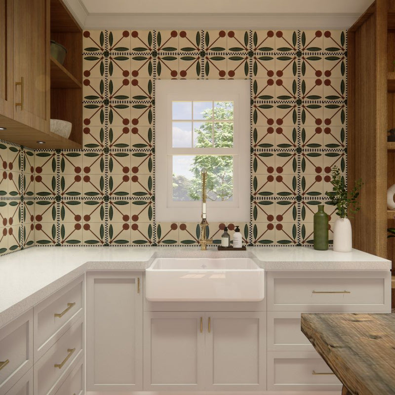 Cherry Cement Tile x Mary Engelbreit - LiLi Tile