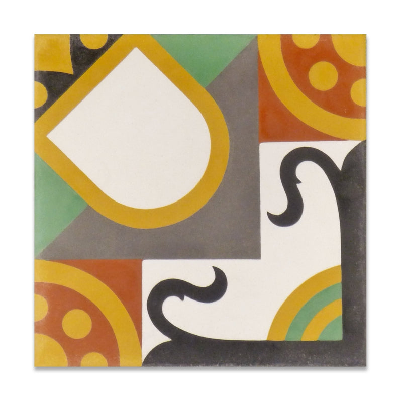 Crest 4 Tile: 8” x 8” - LiLi Tile