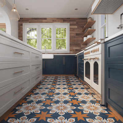 Enchanted Cement Tile x Adam Trest - LiLi Tile kitchen