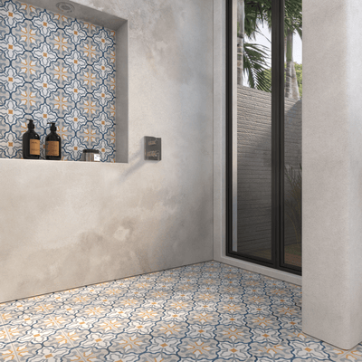 Florence Tile: 8” x 8” - LiLi Tile bathroom shower